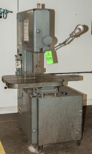 GROB MDL#: 4V-18 VERTICAL BAND SAW 1970 MODEL