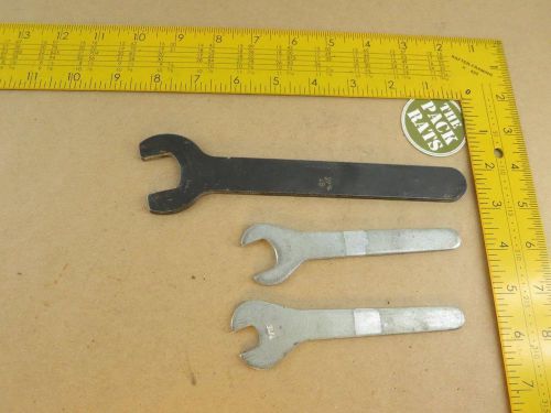 Lot Of 3 Flat Service Wrenches: 7/8&#034;, 11-16&#034;, &amp; 7/16&#034; Boeing Aircraft Surplus