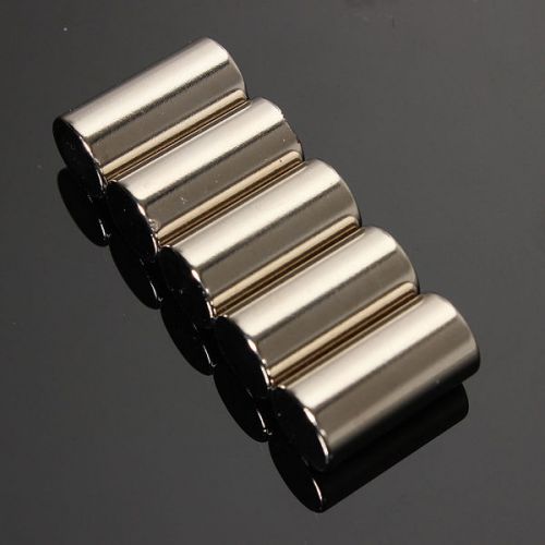 5pcs strong magnets n50 cylinder round rare earth neodymium 10mm x 20mm for sale