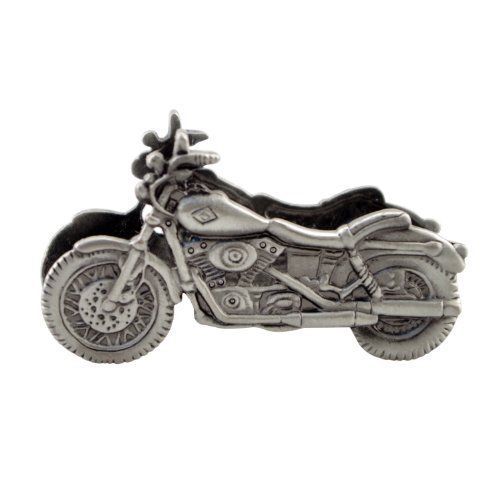 Pewter Motorcycle Business Card Holder