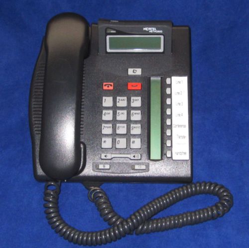 Nortel Networks Multi-Line Office Charcoal Business phone model T7208  NT8B26AA