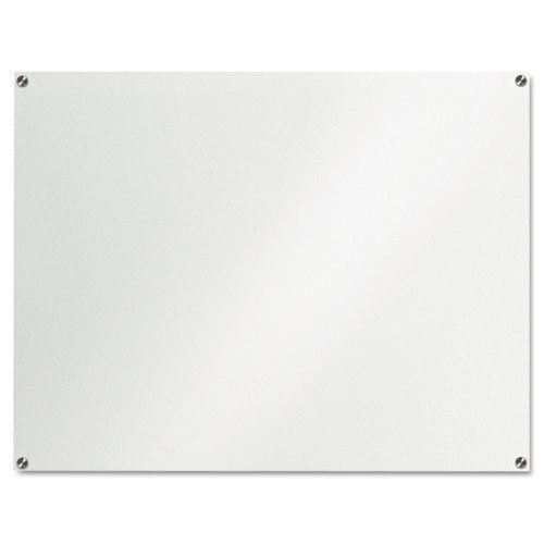MEGA Brands GlassX Frosted Glass Dry Erase Board -36&#034;x46.5&#034;- White