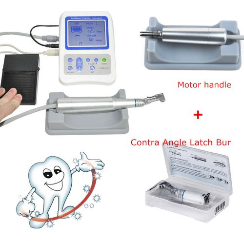 Dental endodontic root canal treatment motor finder+handpiece contra angle bur for sale