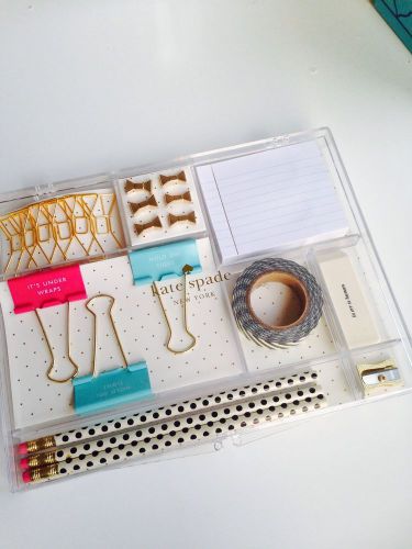 New Kate Spade Desk Accessories Kit