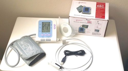 All-In-One Blood Pressure Monitor, Pulse Oximeter, Printing Option &amp; 4 Cuffs!