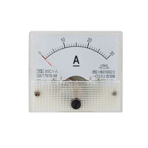 DMiotech 85C1-A Analog Current Panel Meter DC 30A Ammeter Ampere Tester Gauge