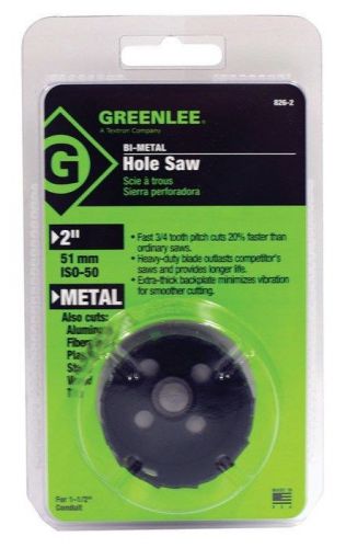#825-2 greenlee bi-metal holesaw 2&#034; (for 1-1/2&#034; conduit) ***new*** for sale