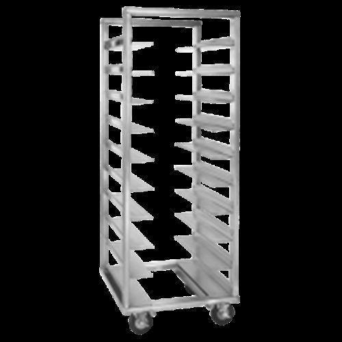 Cres Cor 2207-2420A double compartment Mobile Tray Rack