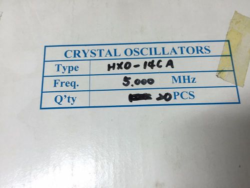 HXO-14CA crystal 5.0Mhz 20PCS NEW