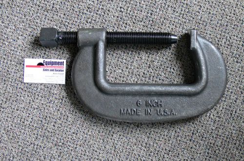 Wilton &#034;0-Series&#034; 6 in. Extra Heavy-Duty C-Clamp ~ Model 6-FC *Made in USA!*