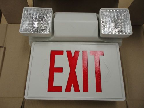 Emergi-lite ecx-2-l1r dual exit &amp; 2 head emergency light new - unused for sale