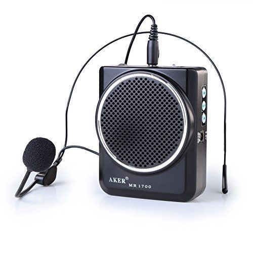 Generic 3.5mm portable voice amplifier with microphone headset 12w 7.5v 2000mah for sale