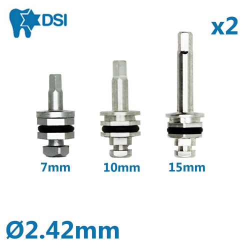 2x dental implant abutment hex driver 2.42 mm for dentist ratchet insert for sale