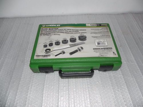 GREENLEE 7238SB replacement case with Ratchet wrench,3/8,3/4&#034; draw stud NICE