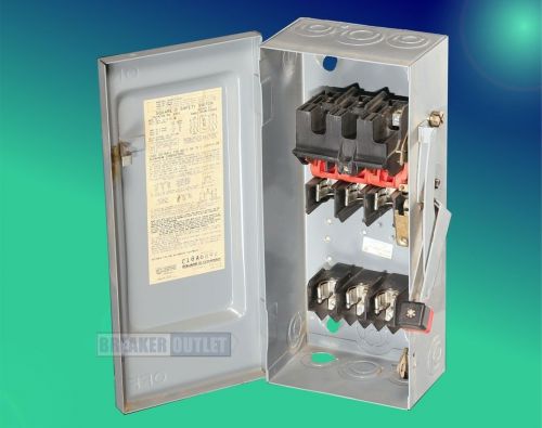 H361 square d 30a 600v fusible safety switch refurb for sale