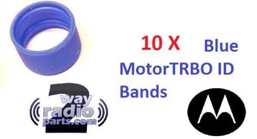 Motorola MotoTRBO Blue ID Bands 10 Pack (XPR7550, XPR3500, SL300 ) 32012144004