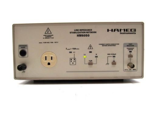 Hameg hm6050 line impedance stabilization network lisn for sale
