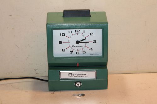 Acoprint manual time clock - 125nr4 for sale
