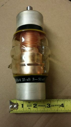 Vacuum variable capacitor  25kv 3-50 pf trimmer
