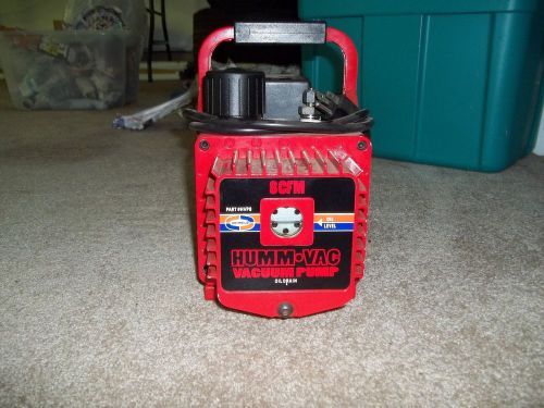 Uniweld humm-vac  vacuum pump 8-CFM 110/220V
