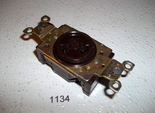 Ge l6-20 3 wire 2 pole 20a 250vac receptacle for sale