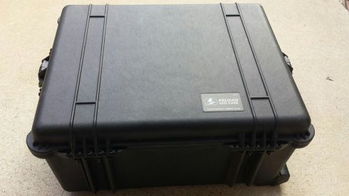 Pelican - black rolling hardware carry case for sale