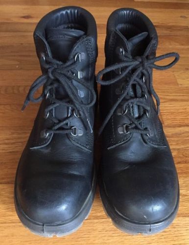Redback Australia Black Leather Lace Up Work Boots Non Steel Toe - Size 8.5