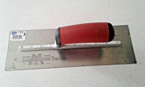New marshalltown  finishing trowel, 12&#034; x 4&#034;, curved durasoft handle never used for sale