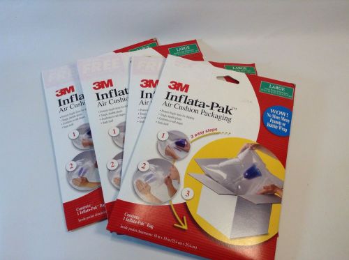 3M Inflata-Pak Air Cushion Packaging - LARGE (Pack of 4)