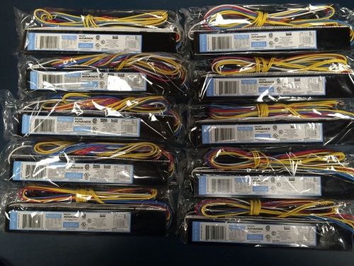 New 10 philips advance icn4p32n 120-277v 3 &amp; 4 lamp t8 electronic ballast nos for sale