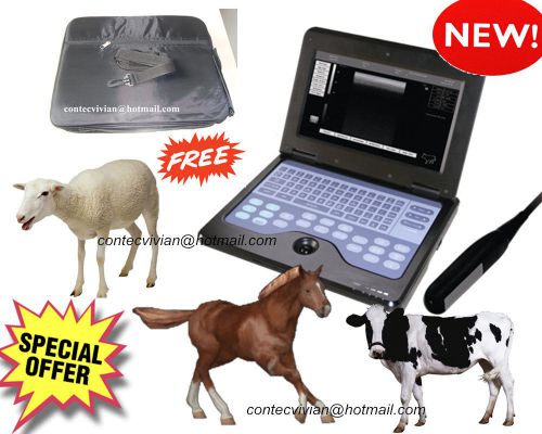 portable Laptop VET Veterinary Ultrasound Scanner Machine For Animal,rectal,USA