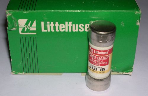 Littelfuse, 15a fast acting fuses, jls 15, partial box of 4 for sale
