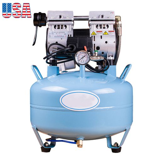USA Medical Noiseless Oil Free Oilless Air Compressor 30L 550W for Dental Chair