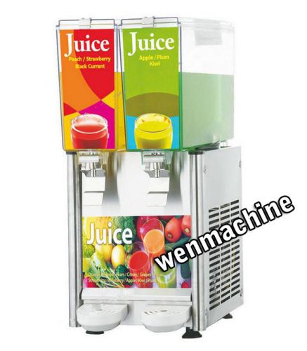 Double Cylinder 12L*2 Hot Cold Drink Beverage Machine Milk Dispenser 110V/220V
