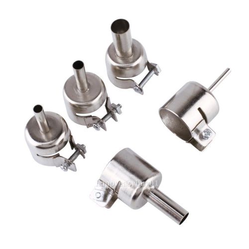 5 x nozzle for 850 852d 898 858 soldering station hot air stations gun nozzle for sale