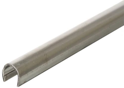 Sliding patio glass door repair track rail cover 1/4 in. x 8 ft. stainless steel for sale