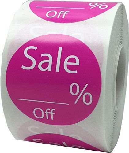 Instocklabels.com sale labels with % off to write - retail stickers for store for sale