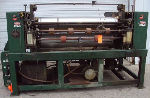 Monco HM60 60&#034; Heated Top &amp; Bottom Panel Coater, 12.5&#034; Rolls 5HP, 440V, 3 PH