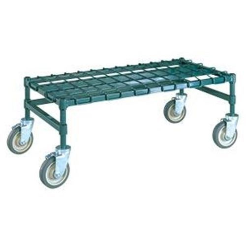 Metro mhp33k3 18&#034; x 36&#034; mobile dunnage rack w/microban - intermetro w/ casters for sale