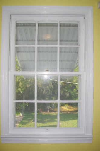 Reclaimed 1939 double hung window &amp; frame