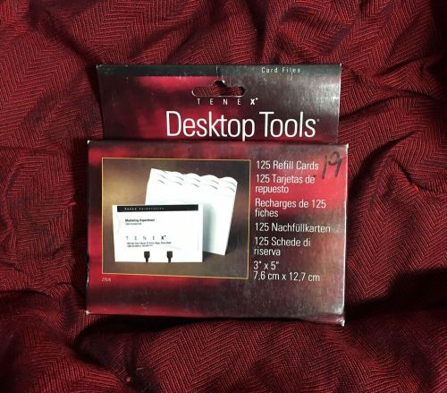 Unopened Tenex Desktop Tools Refill Cards Set Of 125