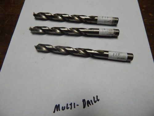 Ptd  11mm twist drill bits lot of 3 pcs for sale
