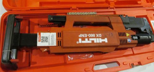 GOOD USED 2015 HILTI DX 860-ENP STAND-UP POWDER ACTUATED POWER NAIL TOOL METAL