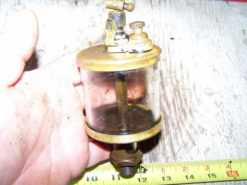 Old brass ihc type m mogul hit miss gas engine oiler steam tractor magneto wow! for sale