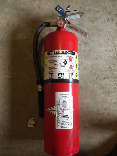 Fire Extinguisher, 10 lb. Capacity, Dry Chemical, B456, Amerex