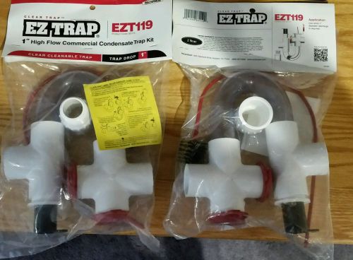 2 packs ez trap 1&#034; ezt119 condensate trap kits rectorseal hvac air conditioning