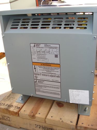 New jefferson electric transformer17kva primary: 230v delta secondary:480y/277v for sale
