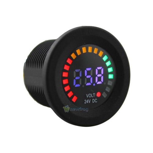 Universal Car Motorcycle 24V LED Panel Digital Voltage Meter Display Voltmeter