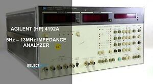 AGILENT (HP) 4192A LF IMPEDANCE ANALYZER 5 Hz - 13 MHz ***LOOK***  (REF.: 497G)