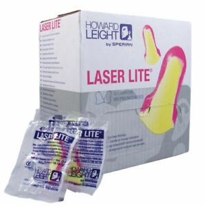 LL1 Howard Leight Laser Lite Ear Plugs UNCORDED NRR 32, Box of 200 Pair
